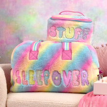 Load image into Gallery viewer, Sleepover Ombre Plush Large Duffle Bag