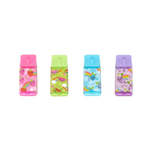Load image into Gallery viewer, Lil' Juicy Box Scented Erasers + Sharpeners