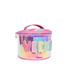 Load image into Gallery viewer, Weekend Clear Glazed Round Glam Bag