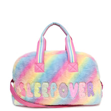 Load image into Gallery viewer, Sleepover Ombre Plush Large Duffle Bag