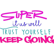 Load image into Gallery viewer, WYS Small Shoe Tattoo {colorful words}