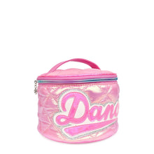 Load image into Gallery viewer, Dance Quilted Metallic Puffer Round Glam Bag

