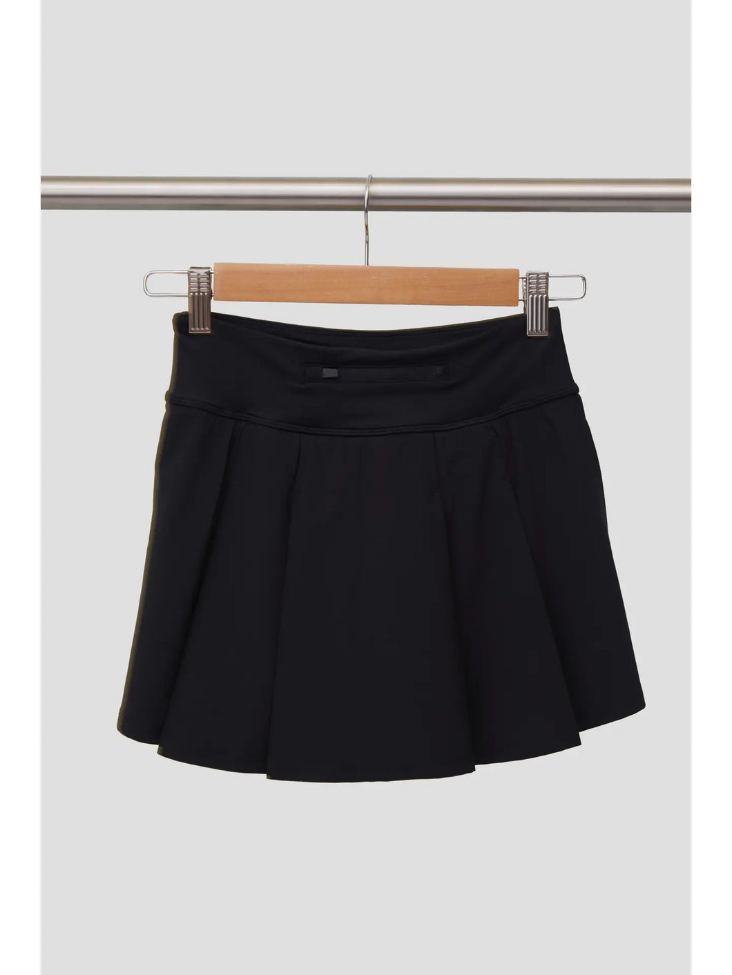 Black Pleated Tennis Skort