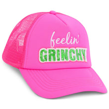 Load image into Gallery viewer, Feelin&#39; Grinchy Trucker Hat
