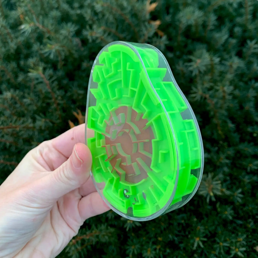Flippin' Fun Maze Keychain - Avocado
