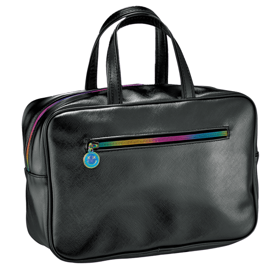 Black Metallic LG Cosmetic Bag