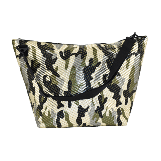 Camo Metallic Overnight Bag