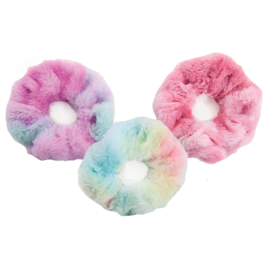 Fur Scrunchie Set