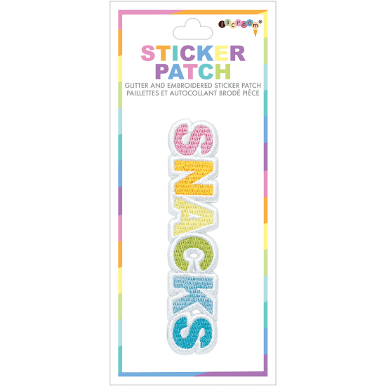Snacks Embroidered Patch