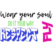 Load image into Gallery viewer, WYS Small Shoe Tattoo {colorful words}
