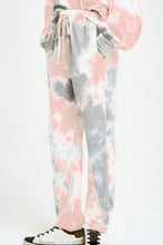 Load image into Gallery viewer, Tie-Dye Joggers {pink/grey}
