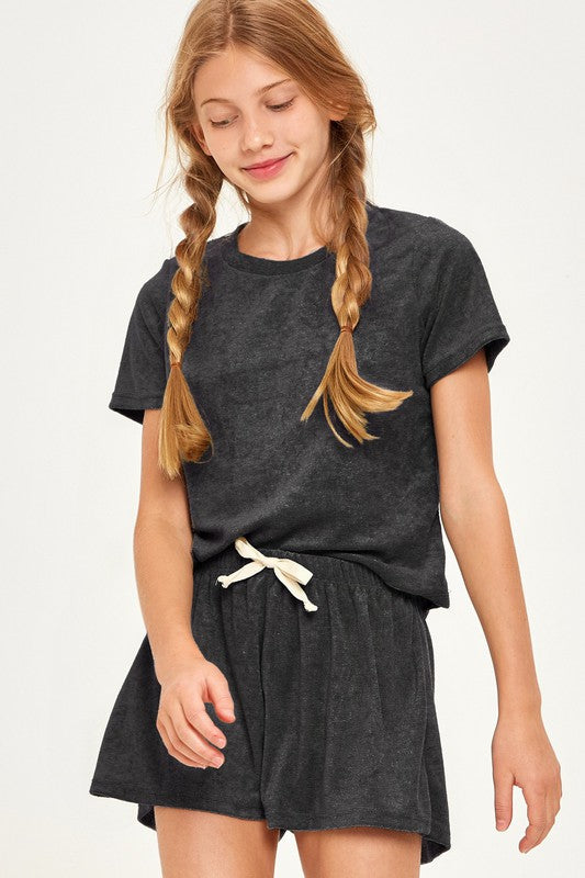 Terry Lounge Set {black}