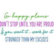 Load image into Gallery viewer, WYS Small Shoe Tattoo {colorful words}
