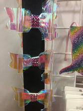 Load image into Gallery viewer, Holographic Pool Hair Clip {pink}
