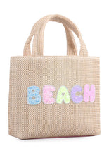 Load image into Gallery viewer, Beach Straw Tote
