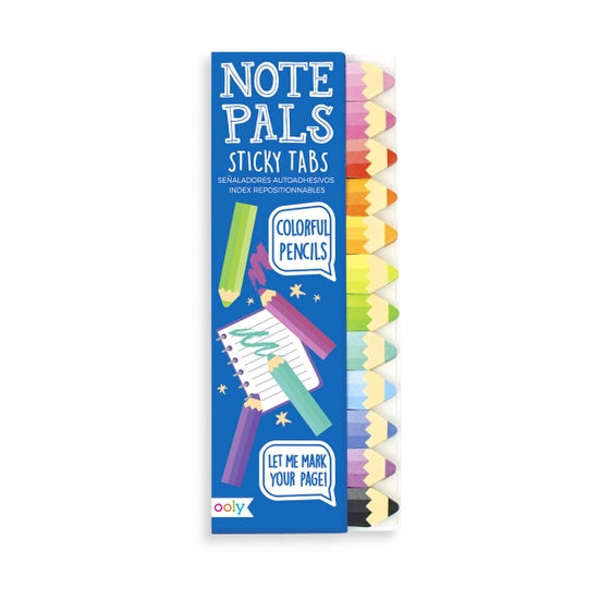 Note Pals Sticky Note Pad - Colorful Pencils
