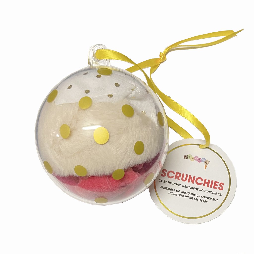 Cozy Holiday Scrunchie Ornament