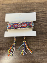 Load image into Gallery viewer, Jeweled Friendship Bracelet {purple}
